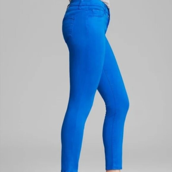 J Brand cobalt blue cuffed jegging ankle jean pant 24 - Picture 2 of 6
